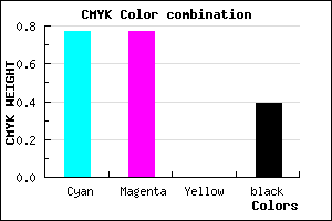 #24249B color CMYK mixer