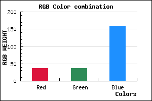 rgb background color #24249F mixer