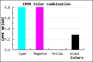#2424B7 color CMYK mixer
