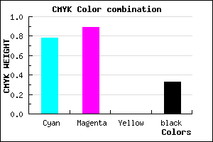 #2512AB color CMYK mixer