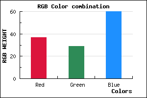 rgb background color #251D3C mixer