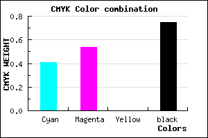 #251D3F color CMYK mixer