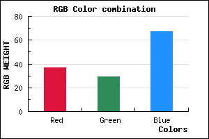 rgb background color #251D43 mixer