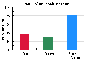 rgb background color #251F51 mixer