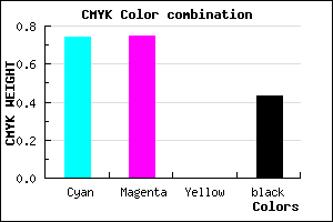 #252491 color CMYK mixer