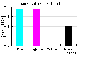 #252496 color CMYK mixer