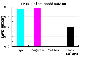 #25249A color CMYK mixer