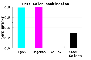 #2524B2 color CMYK mixer