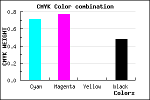 #261E84 color CMYK mixer