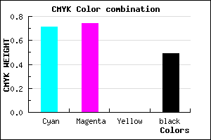 #262181 color CMYK mixer