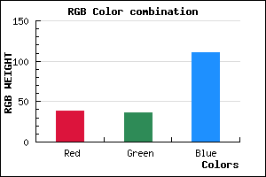 rgb background color #26246F mixer
