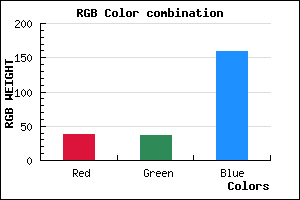 rgb background color #26249F mixer