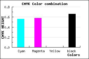 #262456 color CMYK mixer