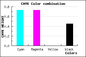 #26268C color CMYK mixer