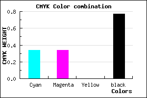 #26263A color CMYK mixer