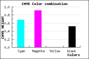 #270B7B color CMYK mixer