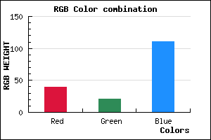 rgb background color #27156F mixer