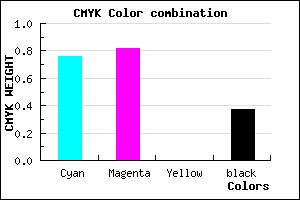 #271DA1 color CMYK mixer