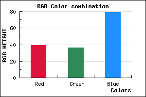 rgb background color #27244F mixer