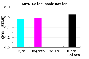 #272559 color CMYK mixer