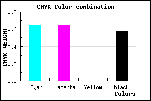 #27266E color CMYK mixer