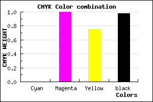#040001 color CMYK mixer