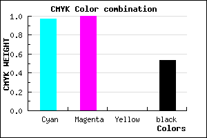 #040077 color CMYK mixer