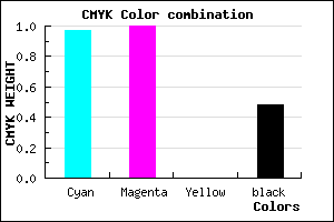 #040084 color CMYK mixer