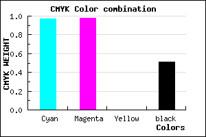#04027C color CMYK mixer