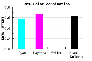 #281F5F color CMYK mixer