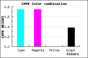 #28279F color CMYK mixer