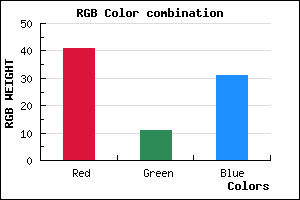 rgb background color #290B1F mixer