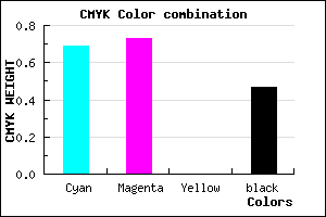 #292486 color CMYK mixer