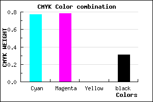 #2926B0 color CMYK mixer