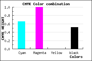 #2A007B color CMYK mixer