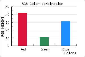 rgb background color #2A0B1F mixer