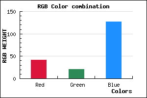 rgb background color #2A157F mixer