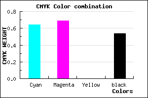 #2A2475 color CMYK mixer