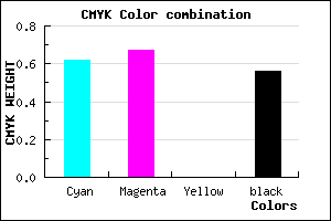 #2A256F color CMYK mixer