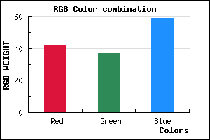 rgb background color #2A253B mixer
