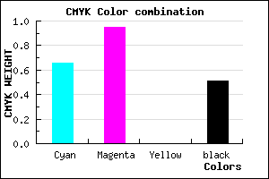 #2A067C color CMYK mixer