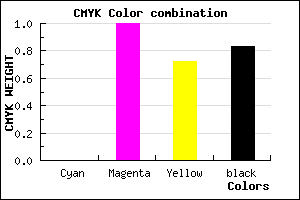 #2B000C color CMYK mixer