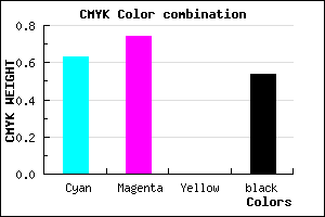 #2B1F75 color CMYK mixer