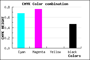 #2B2088 color CMYK mixer