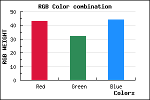 rgb background color #2B202C mixer