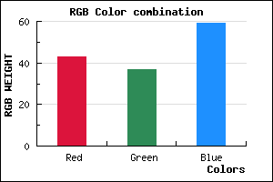 rgb background color #2B253B mixer
