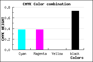 #2B2B45 color CMYK mixer