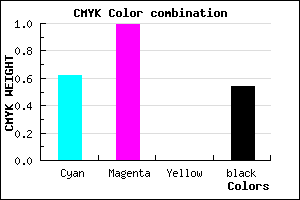 #2C0175 color CMYK mixer