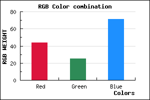 rgb background color #2C1947 mixer