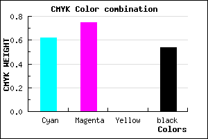 #2C1D75 color CMYK mixer
